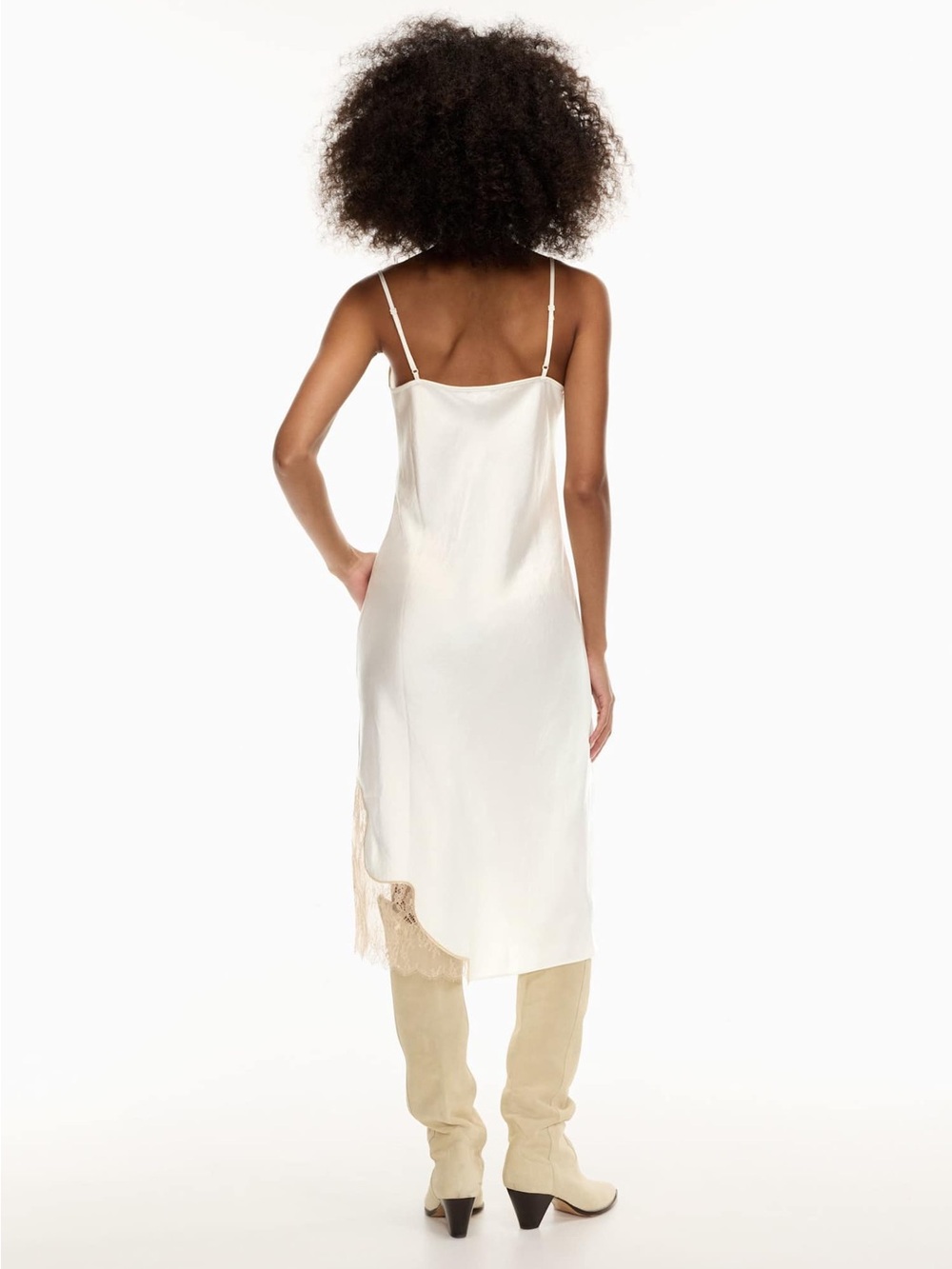 Aritzia Wilfred Sonnet Satin Dress - Picture 2 of 4